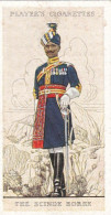 Military Uniforms British Empire 1938 - Players Cigarette Card - 14 The Scinde Horse, Indian Army - Player's