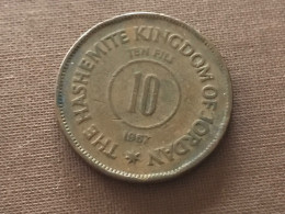 Münze Münzen Umlaufmünze Jordanien 10 Fils 1967 - Giordania