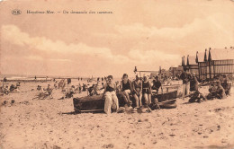 BELGIQUE - Heyst Sur Mer - On Demande Des Rameurs - Animé -  Carte Postale Ancienne - Heist