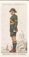 Military Uniforms British Empire 1938 -  Players Cigarette Card - 4 Louw Wepener Regt South Africa Police - Player's