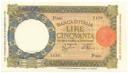 50 LIRE CAPRANESI LUPA CAPITOLINA M. STRETTO FASCIO L'AQUILA 17/05/1943 FDS-/FDS - Sonstige