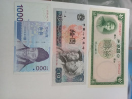 CHINA + SOUTH KOREA UNCIRCULATED Banknotes - Chine