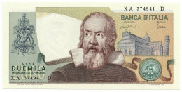 2000 LIRE B. D'ITALIA GALILEO GALILEI SERIE SOSTITUTIVA XA-D 24/10/1983 FDS-/FDS - Autres & Non Classés