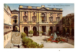 MALTA - The Public Library, Valletta (2 Scans ) - Malte