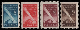Polen 1948 - Mi-Nr. 493-496 ** - MNH - Ausstellung - Neufs