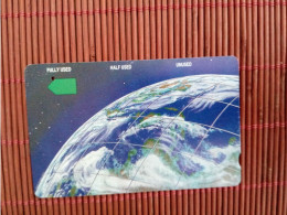 Phonecard Earth  $2.00 Used Rare - Kambodscha