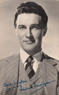 Dennis Morgan American Actor & Singer Photo Card W Signature Autogram Autograph - Schauspieler Und Komiker