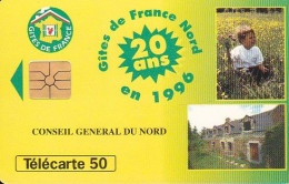 F659 06/1996 - GîTE DE FRANCE NORD - 50 GEM1A - 1996