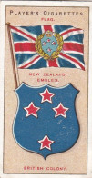 27 New Zealand -  - Countries Arms & Flags 1905 - Players Cigarette Card - Original - Vexillology - Antique-VG - Player's