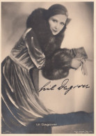 Lil Dagover German Actress Postcard W Signature Autogram Autograph , Ross Luxusklasse - Actors & Comedians