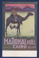 CPA Egypte > Le Caire Hôtel Circulé Publicité Tourisme Voir Dos - Cairo