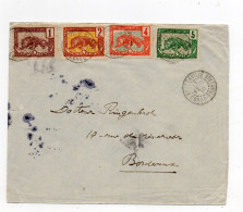 !!! CONGO, LETTRE DE BRAZZAVILLE DE 1910 POUR BORDEAUX - Covers & Documents