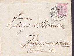 Austria Postal Stationery Ganzsache 10 H Franz Joseph Cover Umschlag WIEN F.P.A. 1900 JOHANNISBAD (Arr.) (2 Scans) - Enveloppes