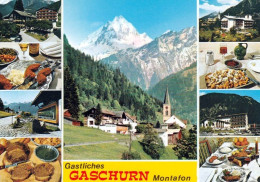 4 AK Österreich / Vorarlberg * Ansichten Von Gaschurn Im Montafon - Dabei Auch Luftbildaufnahmen * - Gaschurn