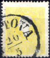 O 1858, 2 Soldi Giallo Scuro, I°tipo,piccola Abrasione, Annullato, Cert. Ferchenbauer, Sass. 23 / 1.300,- - Lombardy-Venetia