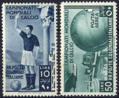 * 1934, Calcio, 12 Val. (S. 46-A37 / 800,-) - Algemene Uitgaven