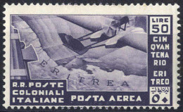 * 1933, Cinquantenario, Posta Aerea, 7 Val. (Sass. A15-21) - Algemene Uitgaven