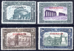 * 1930, Milizia III Con Soprastampa "CIRENAICA", Serie Completa Nuova Con Gomma Originale (Sass. 68-71, € 360). - Cirenaica