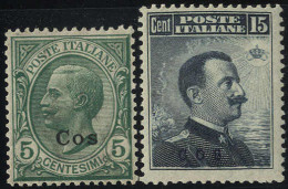 * 1912, Coo, 7 Val. (S. 1-7) - Aegean