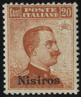 * 1917, Nisiro, Senza Filigrana (S. 9) - Ägäis