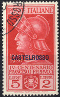 O 1930, Castelrosso, Ferrucci, 5 Val., Usati (Sass. 25-29 / 275,-) - Ägäis