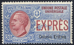 ** 1907/21, 30 Cent., Firm. E. Diena (S. E2 / 550,-) - Erythrée