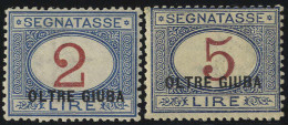 * 1925, Segnatasse, 10 Val. (S. 1-10 / 950,-) - Oltre Giuba