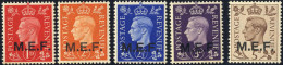 ** 1942, Serie Completa 5 Valori, Nuovi Con Gomma Integra, Sass. 1-5 - Britische Bes. MeF