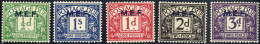 ** 1943/47, Serie Completa 5 Valori, Nuovi Con Gomma Integra, Sass. 1-5 - Britische Bes. MeF