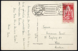 Cover 1936, Cartolina Del 3.8.36 Per Vienna (Austria) Affrancata Con Sass. 51 - Other & Unclassified