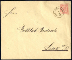 Cover "ARDAGGER MARKT 7 / 1 / 95", Einkreisstempel Auf Umschlag 5 Kr. 1890 Nach Linz, Kabinett (Klein 10P.) - Autres & Non Classés