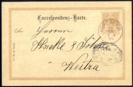 Cover "HOHENEICH 18 / 10 / 7. V / 98", Einkreisstempel Auf KK 2 Kr. 1890 Nach Weitra (Klein 15P.) - Autres & Non Classés