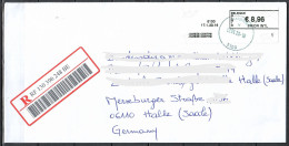 Barfreimachung Auf Einschreiben Nach Deutschland; E-251 - Storia Postale