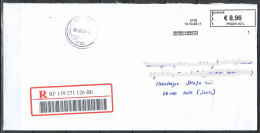 Barfreimachung Auf Einschreiben Nach Deutschland; E-266 - Storia Postale