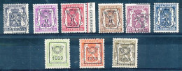 TIMBRE  ZEGEL STAMP  BELGIQUE PREOBLITERE SERIE 14-15  1939  XX - Typo Precancels 1936-51 (Small Seal Of The State)