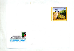Lettre Entiere 7 Vigne Petrole ? Illustré Bad Pirawarth - Enveloppes