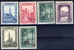 * 1929-32, Expressserie 4 Werte, Ein Ergänzungswert Und Ein Wert Mit Aufdruck, Gefalzt, Mi. 266-269,304,325 - Other & Unclassified