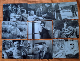 PHOTOGRAPHIE - TELEFILM O.R.T.F. - FRANCE - MATERIEL PUBLICITAIRE - LOT DE 12 - FILM "L'ESPAGNOL" - REAL. J.PRAT - 1967 - Photos