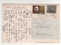 Timbre , Stamp Yvert 966  " Calouste Gulbenkian " Sur CP , Carte , Postcard Du 17/08/65 - Lettres & Documents