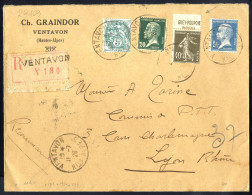 Cover 1869/1954, 8 Briefe Und Vier Karten, Davon 4 Eingeschriebene Briefe Wovon Drei Wertbriefe, Meist Nach Italien, All - Autres & Non Classés