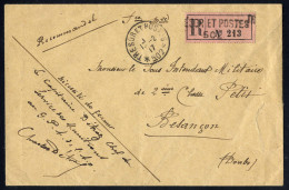 Cover 1915/17, "Tresor Et Postes", Drei Briefe, Dabei Ein Rekobrief, Der Französischen Armeepost, Dabei Vom Dardanellenc - Autres & Non Classés