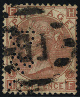 O 1867/69, 10 P., Perfin (U. 36 - SG 112) - Other & Unclassified