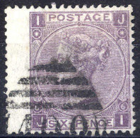 O 1867/80, 6 D. Lila, Mit Bindestrich, Plattennummer 6, Wz Blume, SG 104 - Sonstige & Ohne Zuordnung