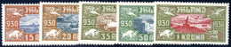 ** 1930, Allthing Flugpost, Komplette Serie 5 Werte, Postfrisch, Mi. 142-146 - Sonstige & Ohne Zuordnung