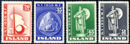 ** 1939, Weltausstellung, Komplette Serie 4 Werte, Postfrisch, Mi. 204-207 - Sonstige & Ohne Zuordnung