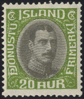 ** 1920, 20 A Gelbgrün, Mi. + Unif. D38 Facit Tj 47 - Other & Unclassified