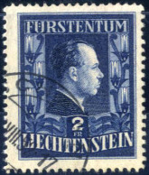 O 1951, Fürst Franz Joseph II, 2 Fr Gez. 12½:12 Gestempelt, Mi. 304A - Other & Unclassified