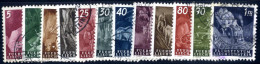 O 1951, Landarbeit, Komplette Serie 12 Werte Gestempelt, Mi. 289-300 - Other & Unclassified