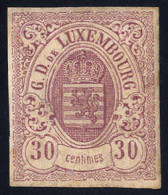 * 1859, 30 Cent. Rotlila (Mi. + U. 9) - Other & Unclassified