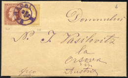 Cover 1879, Brief Von Caracal Am 29.8. Nach Orsova Frankiert Mit 5 B Gelbbraun Und 15 B Rotbraun, Mi. 38,40 - Other & Unclassified